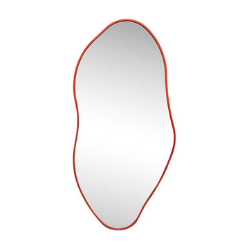 Everly 20 in. W x 42 in. H Large Irregular Framed Decorative Wall Mirror - JONATHAN Y